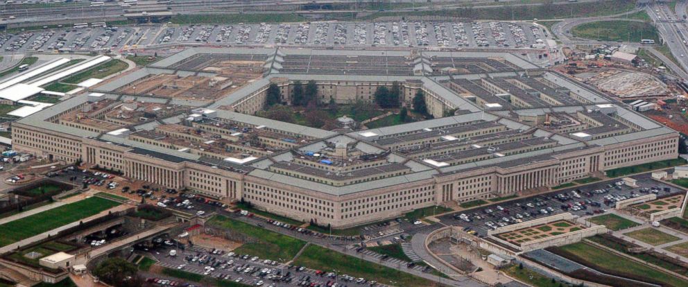 PHOTO: The Pentagon is seen in this aerial view in Washington, D.C., March 27, 2008. 
