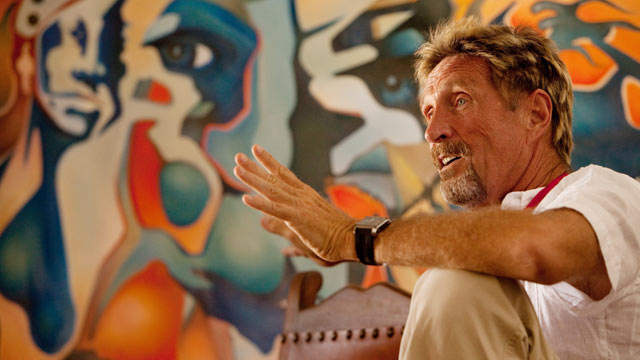 PHOTO: John McAfee, founder of computer security software company McAfee, at his property in Rodeo, N.M. on June 4, 2009.