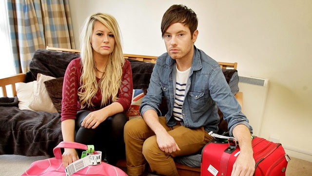 PHOTO: Emily Banting, left, and Leigh-Van Bryan were refused entry to the USA after Leigh tweeted that he was going to