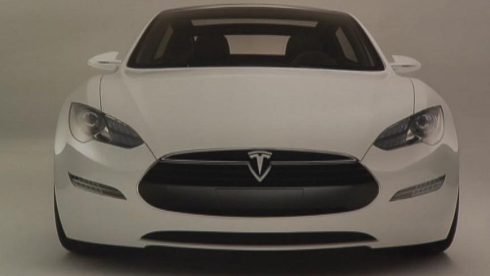 Tesla Auto Braking Video
