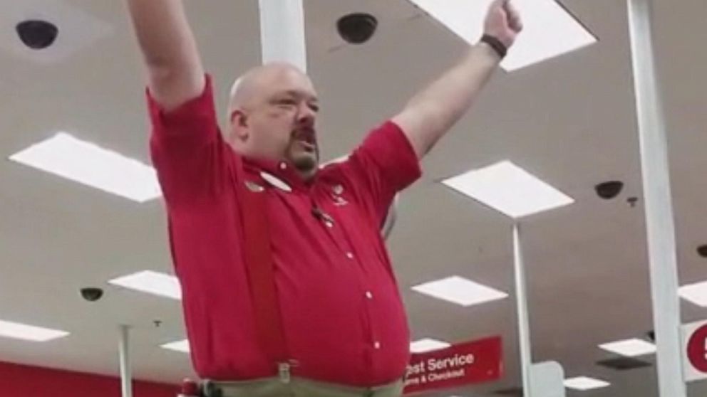 Target Manager Gives Rousing Black Friday Speech Video - ABC News