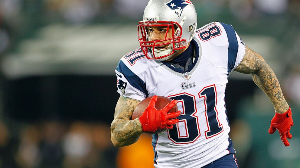 PHOTO: The New England Patriots are offering fans a chance to exchange their Aaron Hernandez jerseys for a different players jersey on July 6-7.
