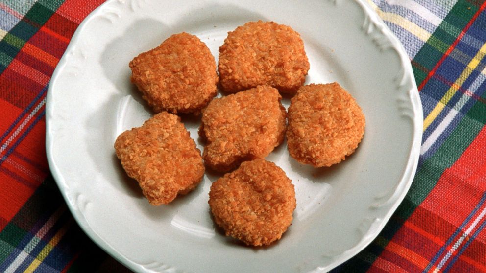 PHOTO: A look at ingredients in fast food chicken menu items.
