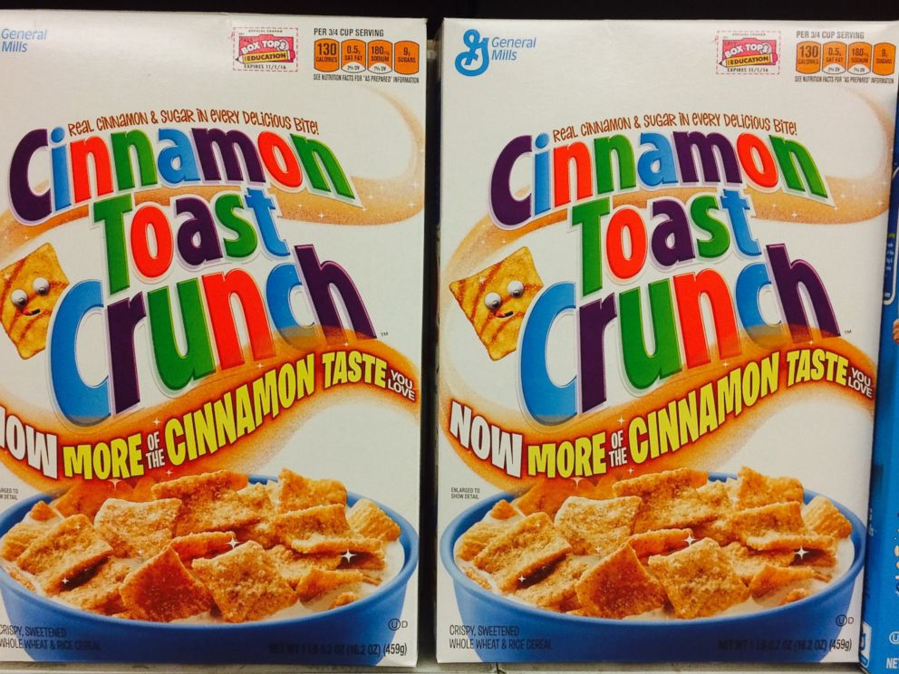 PHOTO: General Mills Cinnamon Toast Crunch is pictured in this stock photo.
