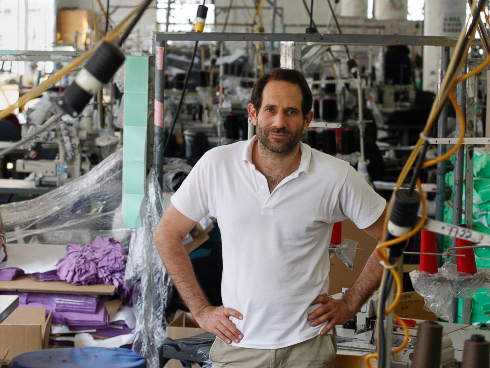 PHOTO: Dov Charney, Senior Partner of American Apparel, is photographed at the factory in downtown Los Angeles, April 3, 2012.