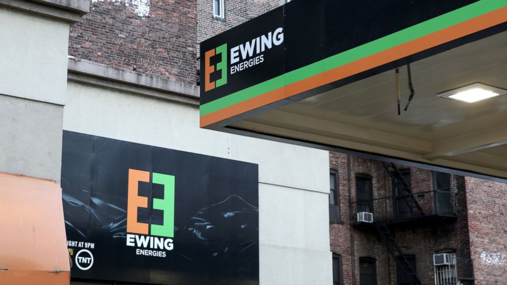 PHOTO: The Ewing Energies flagship gas station, created to promote TNTs "Dallas," is pictured in New York City on Feb. 24, 2014.