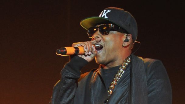 Rapper Jay Z performs onstage with Nas during day 2 of the 2014 Coachella Valley Music & Arts Festival at the Empire Polo Club on April 12, 2014 in Indio, Calif. 