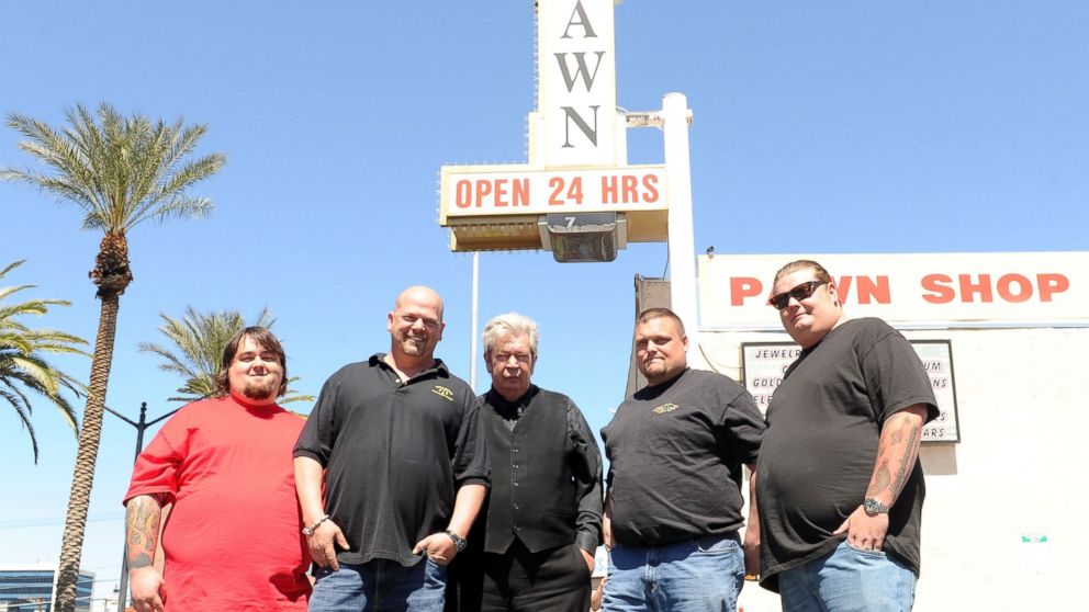 PHOTO: The cast of "Pawn Stars" at Gold and Silver Pawn in Las Vegas, Nevada, April 7, 2010.
