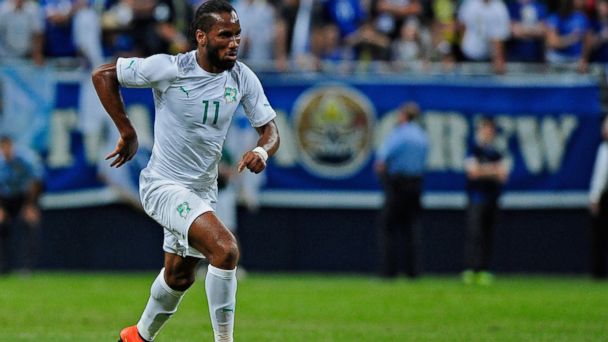 PHOTO: Didier Drogba of the Ivory Coast handles the ball against the Bosnia-Herzegovina during the second half of a friendly match at Edward Jones Dome in St. Louis