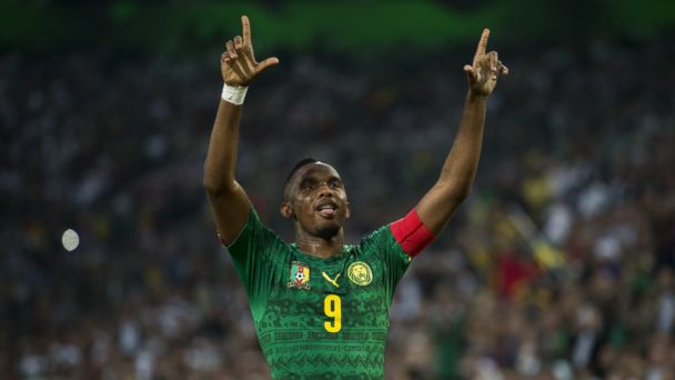 PHOTO: Cameroons captain Samuel Etoo 