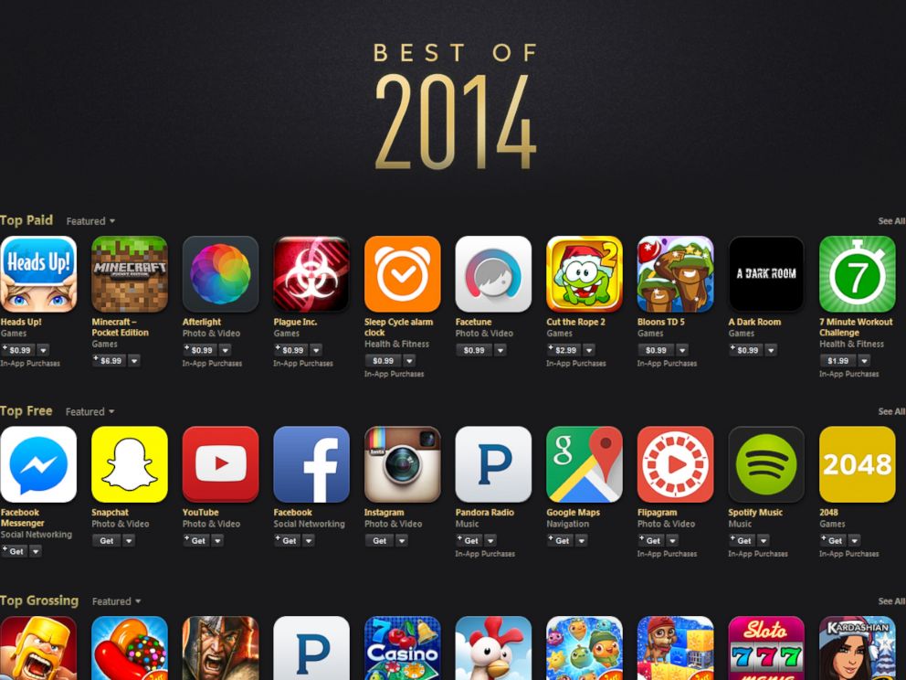 Apple's 'Best of 2014' Free and Paid Apps - ABC News