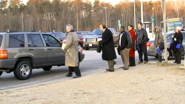 VIDEO: Washington, D.C. commuters get free rides with drivers who get to use HOV lanes.