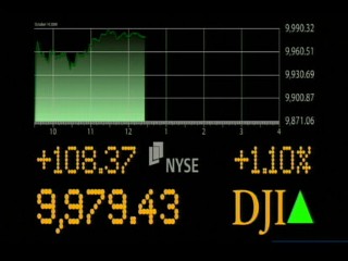 Dow Closes In On 10,000