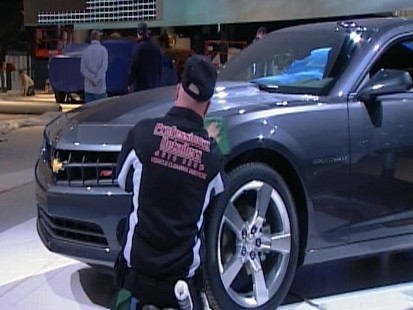 Video: Automakers prepare for the Detroit auto show.