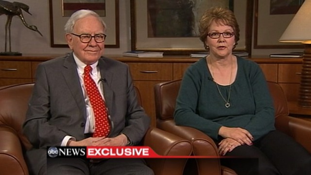 VIDEO: Debbie Bosanek represents "average" income taxes paid in Buffetts office.