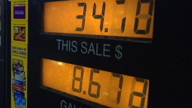 VIDEO: Gas prices continue push towards a national average of four dollars per gallon.