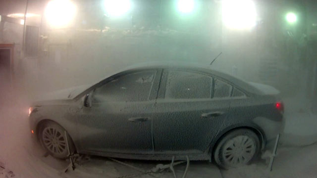 PHOTO: General Motors granted "Nightline" unprecedented access to its super secretive vehicle testing facility, called the "Proving Grounds," in Milford, Mich.