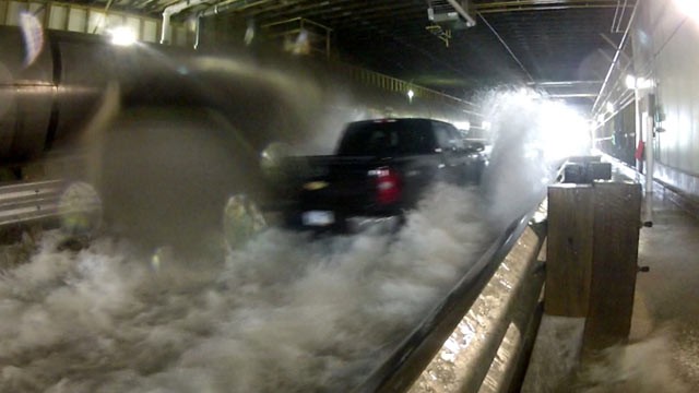 PHOTO: General Motors granted "Nightline" unprecedented access to its super secretive vehicle testing facility, called the "Proving Grounds," in Milford, Mich.