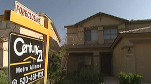 vandalized house