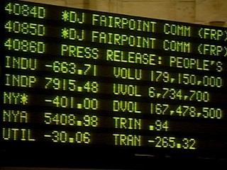 Wild Ride On Wall Street