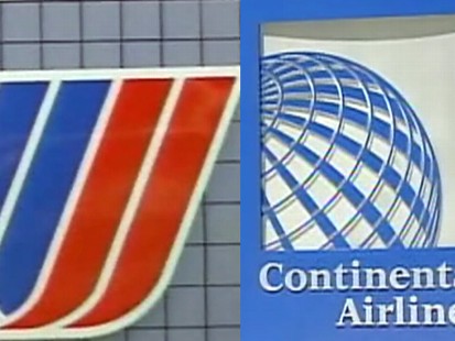 Video: Continental and United airlines consider merger.