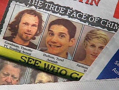VIDEO: Busted! Magazine pokes fun at mug shots.