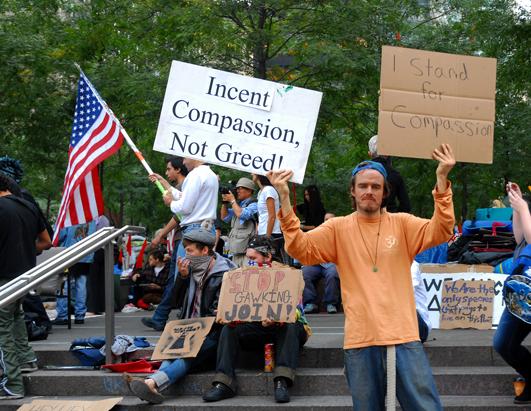photo: compassion sign and OWS