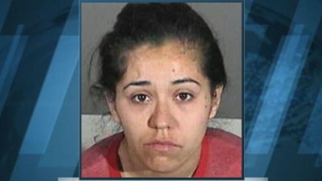 VIDEO: The woman, 22, released the hostage after three hours and surrendered to California police.