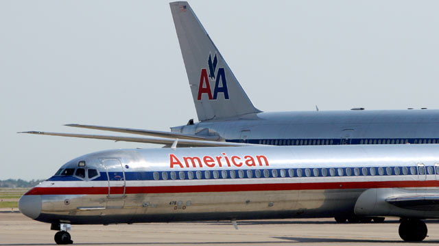 PHOTO: The parent companies of American Airlines and its regional affiliate American Eagle are filing for Ch. 11 bankruptcy protection on Nov. 29, 2011.