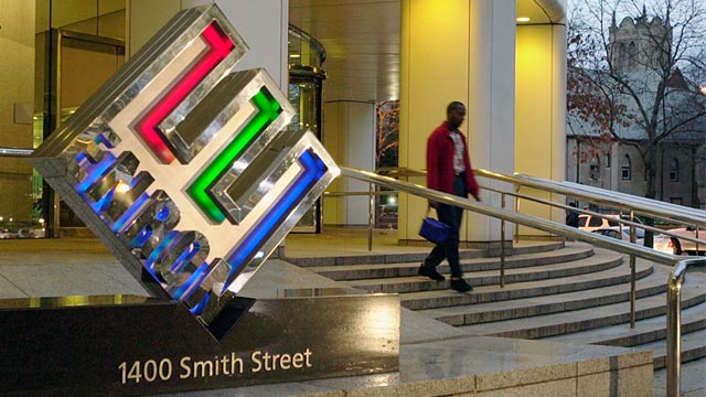 PHOTO: Enron headquarters