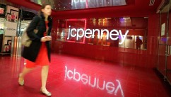 PHOTO: A customer leaves a J.C. Penney store, April 9, 2013, in New York.