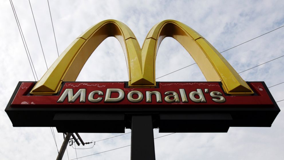 PHOTO: In this Oct. 4, 2013, photo, a McDonalds restaurant sign is seen at a McDonalds restaurant in Chicago. The company reports quarterly earnings on Oct. 21, 2013.