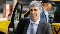 PHOTO: File - In this April 18, 2012 file photo, Google CEO Larry Page walks into a federal building in San Francisco during the copyright infringement case of Oracle vs. Google.