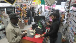 PHOTO: A customer purchases lottery tickets for the Powerball lottery at Foster Stationery in Bergenfield, N.J., Nov. 24, 2012.