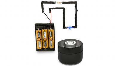 PHOTO: Conductive paint is shown.