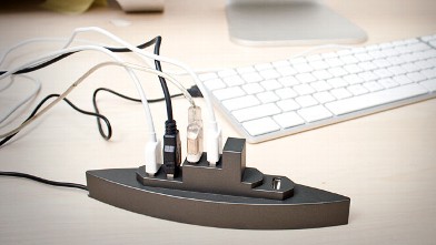 PHOTO: The USB Boat by Kikkerland Design, is shown.