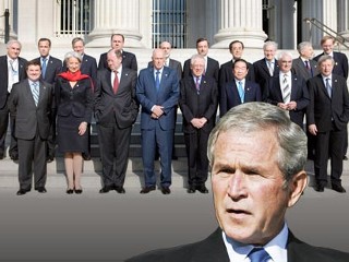 Bush meets G7 finance chiefs