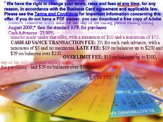 Credit card holders say they have been unfairly surprised by sudden increases in fees and interest rates. credit card holders say they have been unfairly surprised by sudden increases in fees and interest rates.