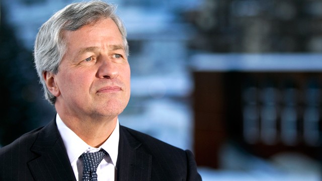 PHOTO: Jamie Dimon, chairman and chief executive officer of JPMorgan Chase & Co., listens during an interview on the third day of the World Economic Forum Annual Meeting 2011 in Davos, Switzerland, Jan. 28, 2011.