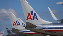 PHOTO: American Airline planes are seen at the Miami International Airport on February 7, 2013 in Miami, Florida.