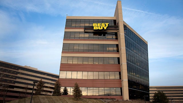 PHOTO: Best Buy Co. headquarters stands in Richfield, Minn., Dec. 28, 2011.