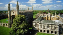 PHOTO: University of Cambridge, King's College, view from Great St. Mary's Church.