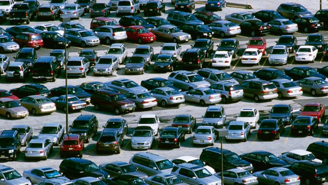 PHOTO: Cars are seen in a parking lot in this undated photo; many cars that have been recalled are resold without needed repairs.