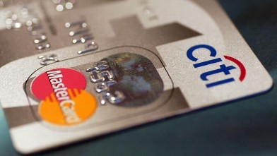 PHOTO: A Citibank logo is pictured on a credit card in New York on April 15, 2004.