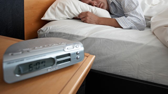 PHOTO: Becky Worley tries out the latest in sleep gadgets and gear.