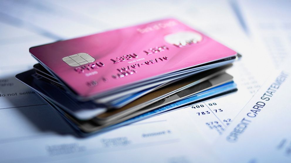 PHOTO: Credit cards and statements