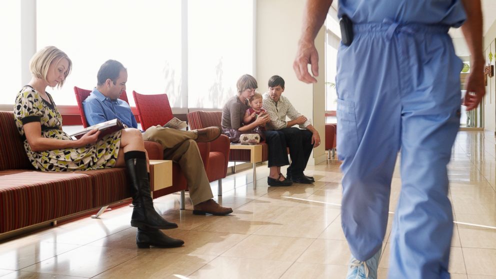 PHOTO: People waiting for medical care in this stock photo.