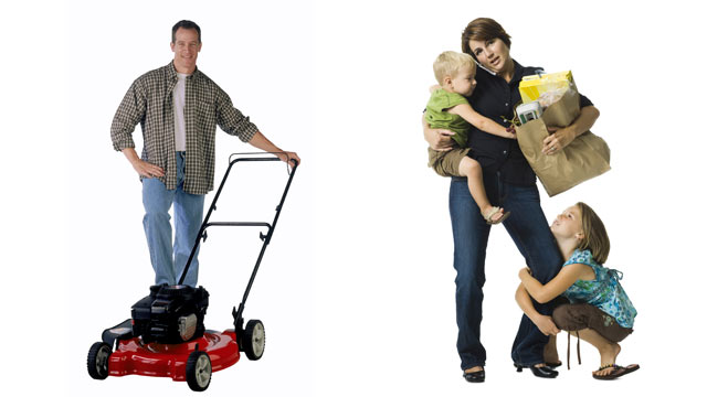 PHOTO: Insure.com says that dads are worth less than moms based on the work they do at home.