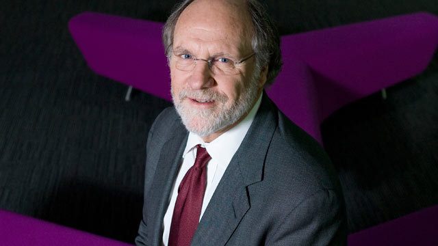 PHOTO: Jon Corzine, chairman and chief executive officer of MF Global Holdings Inc., poses for a photograph following an interview, London, U.K., April 9, 2010.