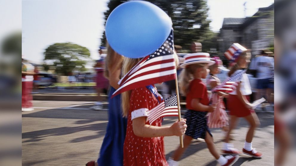 PHOTO: Children march in a Fourth of July parade in Fredericksburg, Texas in this undated stock photo.
